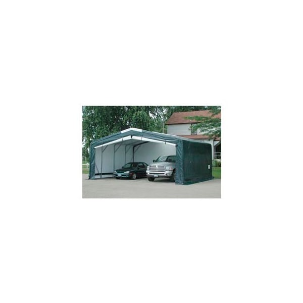 Clearspan Storage Master Elite 24'W x 14'4"H x 28'L Green PB03022R4N - main